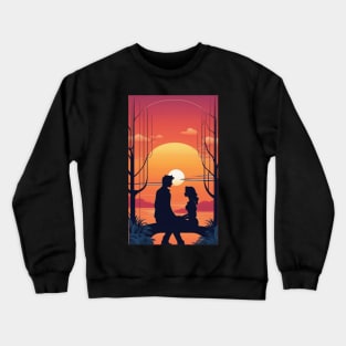 Love's Last Glow : A Sunset Affect Crewneck Sweatshirt